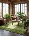 Studio Haven Collection Area Rug -  Gallery (Green) Rectangle Green  lifestyle 21