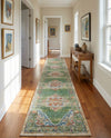 Savannah Soiree Collection Area Rug - Serengeti (Green) Runner Green  lifestyle 44