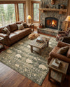 Frontier Trails Collection Area Rug -  Sedona Rectangle Green  lifestyle 39