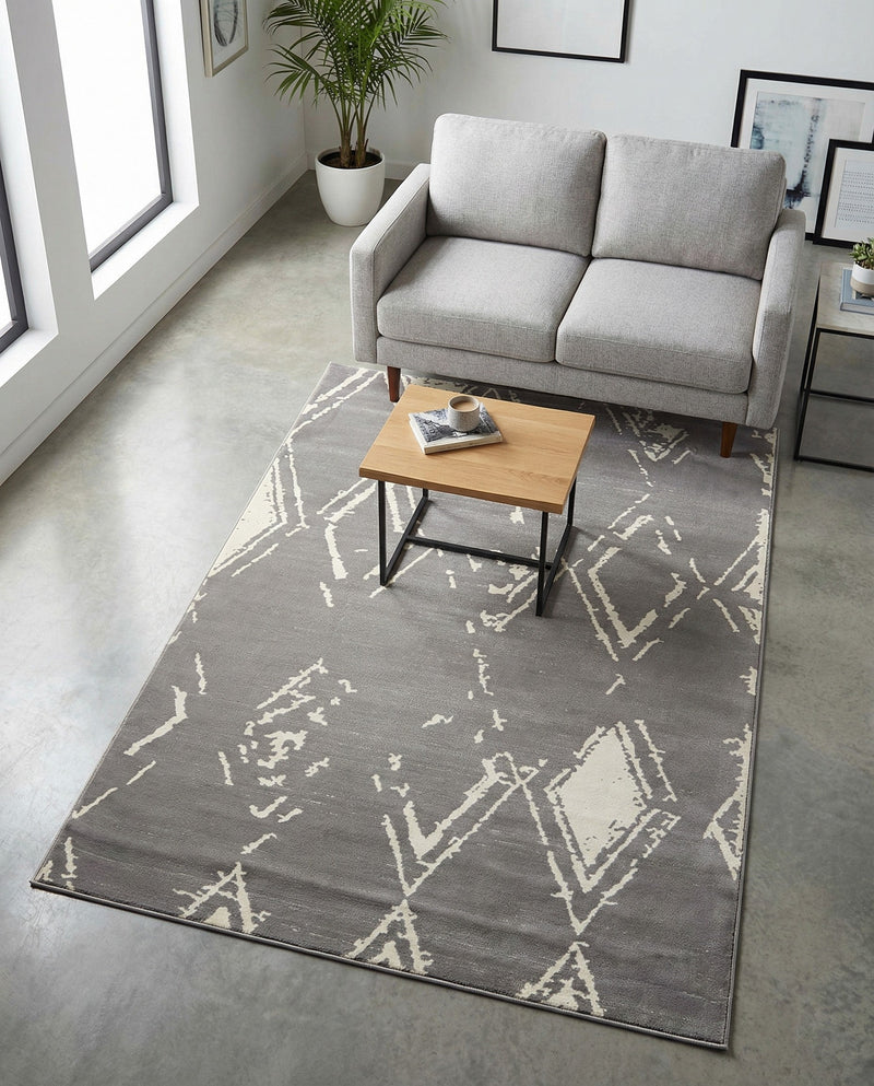 Metro Heights Collection Area Rug -  Madison Rectangle Gray  lifestyle 19