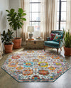 Arcadia Rugs Collection Area Rug -  Elysium Octagon Multi  lifestyle 70