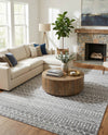 Marrakech Lattice Collection Area Rug - Medina (Gray) Rectangle Gray  lifestyle 10