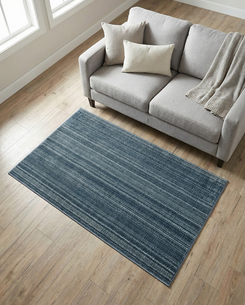Jewel Oasis Collection Area Rug - Sapphire (Blue) Rectangle Blue  lifestyle 15