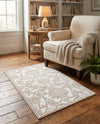 Andes Summit Collection Area Rug -  Chimborazo Rectangle Snow White  lifestyle 27