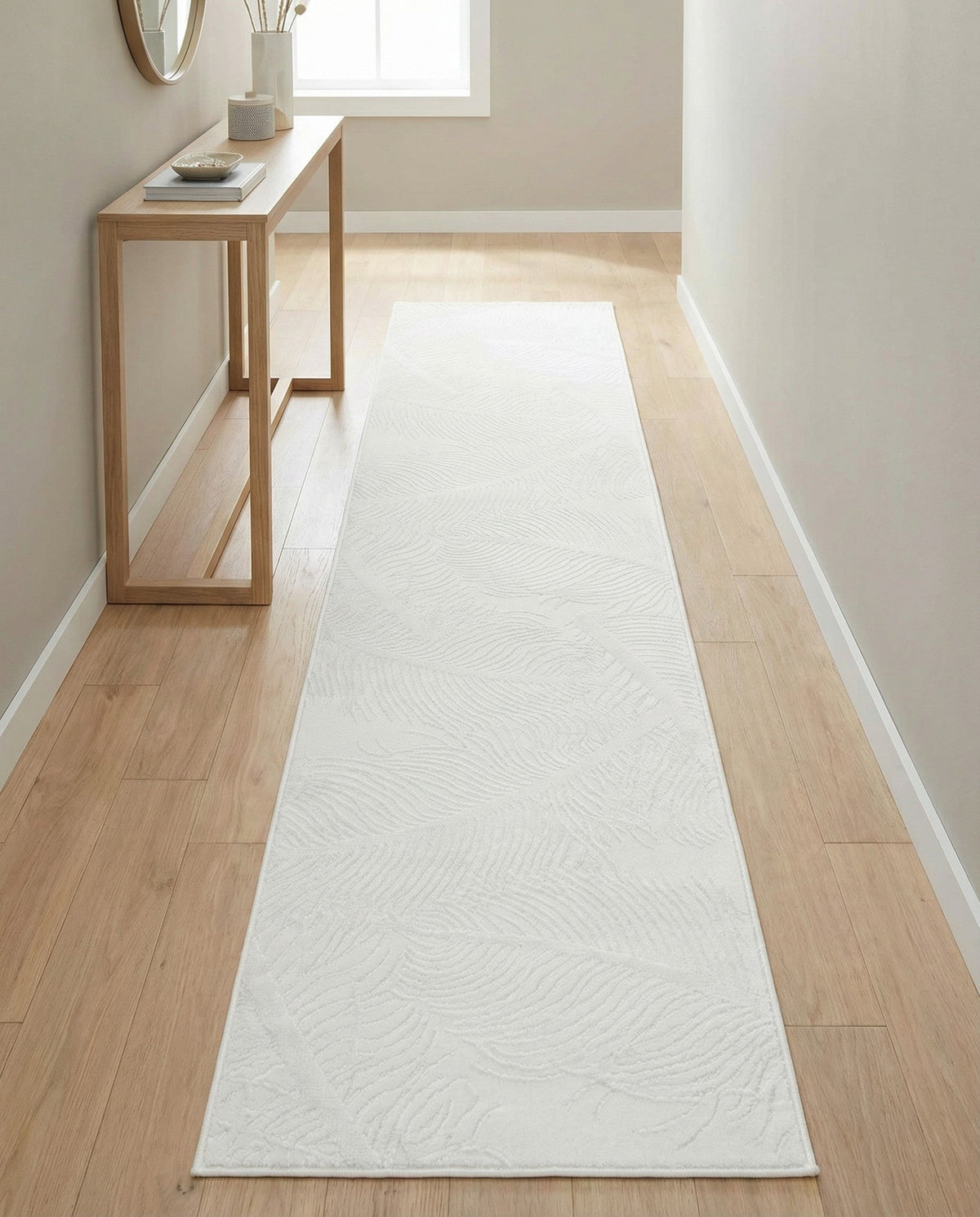 Bloomsbury Elegance Collection Area Rug -  Westminster Runner Ivory  lifestyle 150