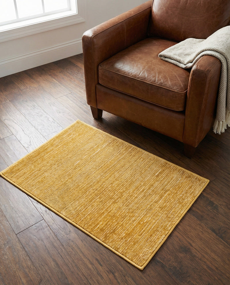 Bloomsbury Elegance Collection Area Rug -  Kensington (Yellow) Rectangle Yellow  lifestyle 4