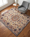 Bazaar Chic Collection Area Rug -  Meknes Square Beige  lifestyle 43