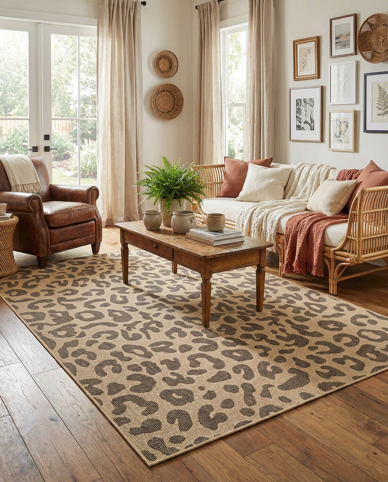 Sahara Sands Collection Area Rug -  Buto Rectangle Natural  lifestyle 11