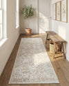 Cascade Range Collection Area Rug -  Shasta (Ivory) Runner Ivory  lifestyle 94