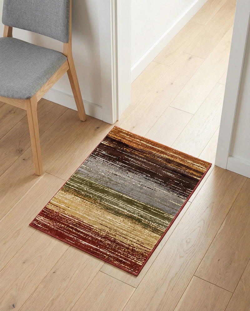 Bistro Lounge Collection Area Rug -  Cortado Rectangle Beige  lifestyle 3