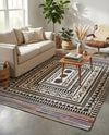 Thar Cotton Collection Area Rug -  Kovalam Rectangle Multi  lifestyle 6