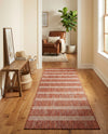 Urban Oasis Rugs Collection Area Rug -  District (Rust Red) Runner Rust Red  lifestyle 48