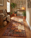 Seville Elegance Collection Area Rug - Cordoba Runner Rust Red  lifestyle 49