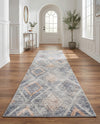 Aegean Elegance Collection Area Rug -  Rhodes Runner Gray Cream  lifestyle 37
