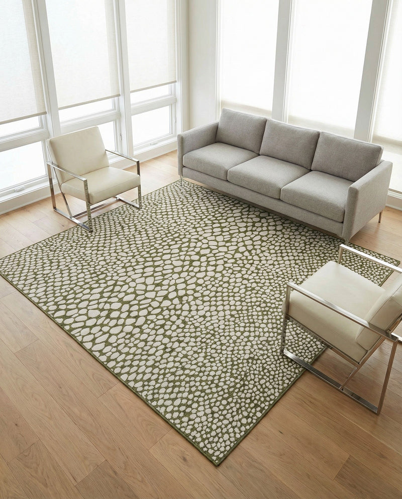 Urban Oasis Rugs Collection Area Rug -  Terrace (Green) Square Green  lifestyle 49