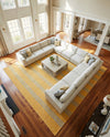 Urban Oasis Rugs Collection Area Rug -  District (Yellow and Aqua) Square Yellow and Aqua  lifestyle 52