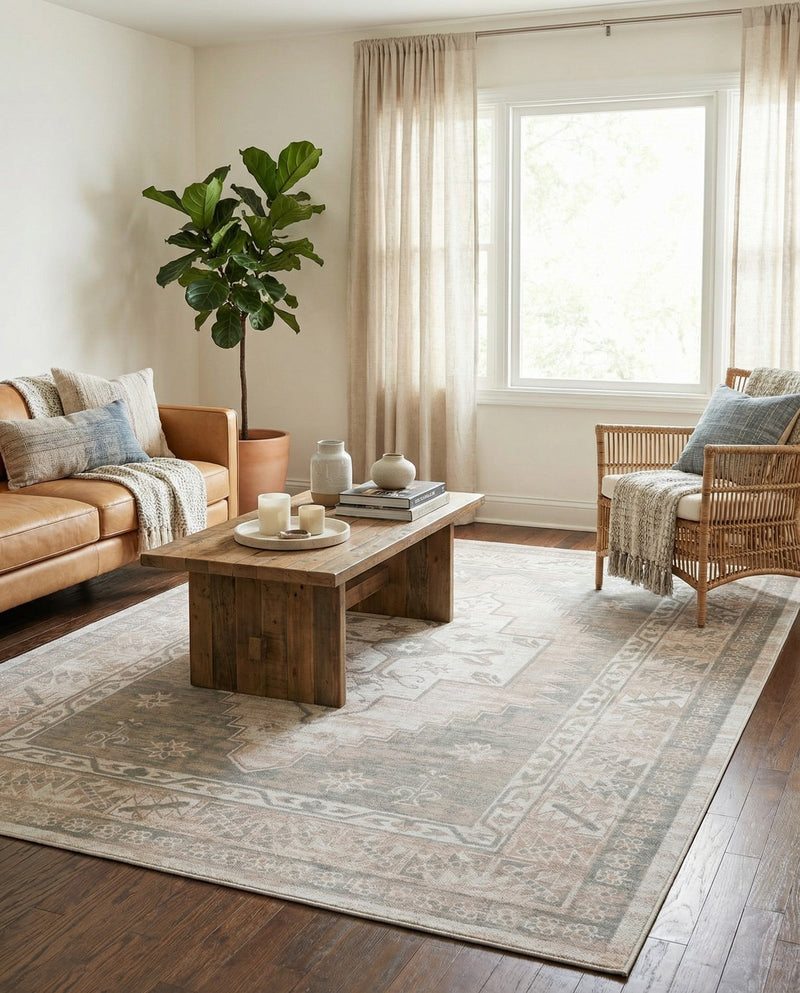 Savannah Series Collection Area Rug -  Augusta (Mink) Rectangle Mink  lifestyle 26