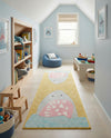 Wonder Tykes Collection Area Rug -  Whimsical Runner Yellow  lifestyle 47