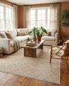 Woven Seaside Jute Collection Area Rug - Oia Rectangle White and Natural  lifestyle 26