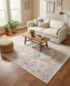 Parisian Elegance Collection Area Rug - Versailles (Rose Pink) Rectangle Rose Pink  lifestyle 19