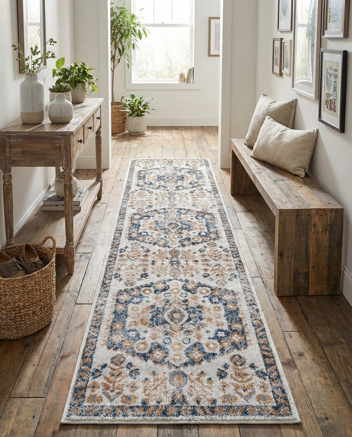 Cambridge Classics Collection Area Rug -  Pembroke (Cream) Runner Cream  lifestyle 81