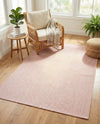 Seaside Serenity Collection Area Rug - Veranda (Whisper Pink) Rectangle Whisper Pink  lifestyle 10