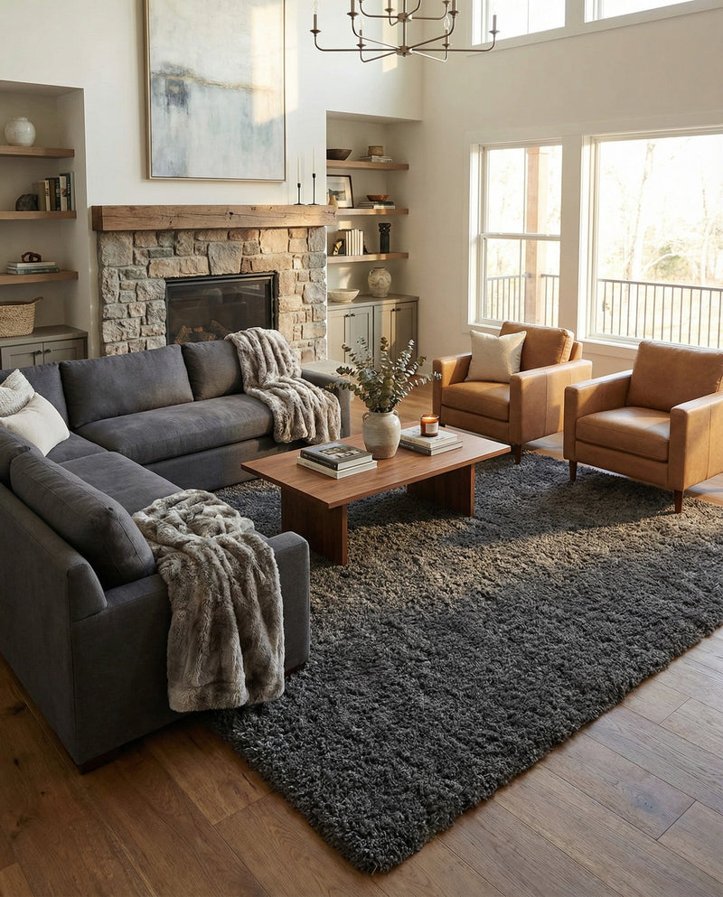 Majestic Manor Collection Area Rug - Versailles (Slate) Rectangle Slate  lifestyle 38