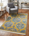 Arcadia Rugs Collection Area Rug -  Atlantis (Yellow) Rectangle Yellow  lifestyle 22