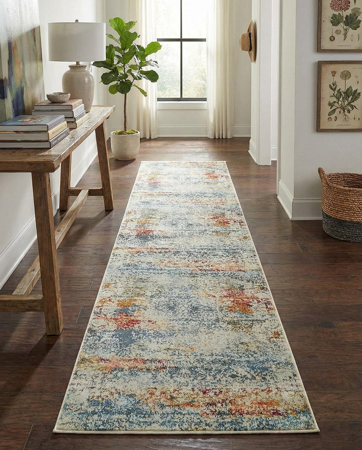Caribbean Breeze Collection Area Rug -  Isla Runner Cream  lifestyle 92