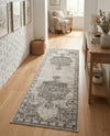Mykonos Manor Collection Area Rug -  Tinos (Ivory) Runner Ivory  lifestyle 68