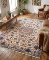 Bazaar Chic Collection Area Rug -  Meknes Rectangle Beige  lifestyle 12