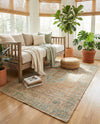 Savannah Threads Collection Area Rug -  Mojave Rectangle Khaki and Ivory  lifestyle 13