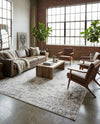 Riviera Elegance Collection Area Rug - Antibes (Gray) Rectangle Gray  lifestyle 7