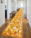Riviera Elegance Collection Area Rug -  Menton (Orange) Runner Orange  lifestyle 52
