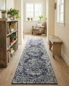 Cambridge Classics Collection Area Rug -  Magdalene (Blue) Runner Blue  lifestyle 42