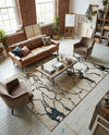 Brighton Terrace Collection Area Rug -  Aldrington Rectangle Ivory  lifestyle 21
