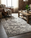 Riviera Elegance Collection Area Rug -  Menton (Gray) Rectangle Gray  lifestyle 23