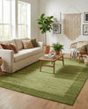 Studio Haven Collection Area Rug -  Conservatory (Light Green) Rectangle Light Green  lifestyle 19