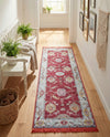 Arcadia Rugs Collection Area Rug - Eden (Red) Runner Red  lifestyle 72