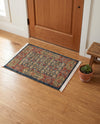 Ottoman Elegance Collection Area Rug -  Pamukkale Rectangle Navy Blue  lifestyle 9