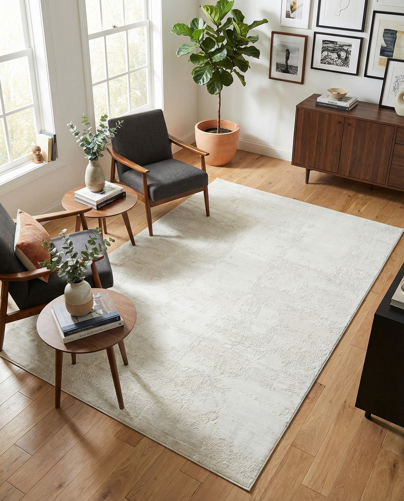 Bloomsbury Elegance Collection Area Rug -  Belgravia Rectangle Ivory  lifestyle 57