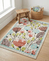 Wonder Tykes Collection Area Rug -  Fantasy Rectangle Ivory  lifestyle 28