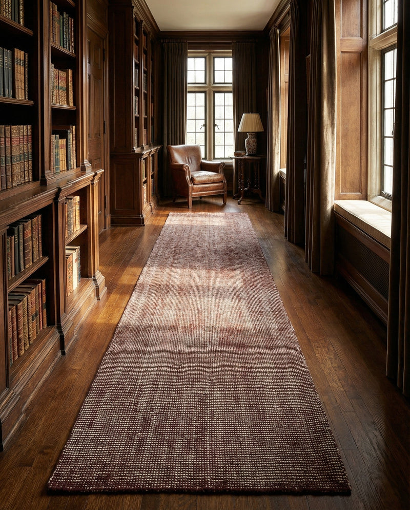 Berkshire Estate Collection Area Rug - Windsor (Mocha Brown) Runner Mocha Brown  lifestyle 22