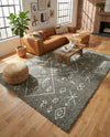 Casablanca Comfort Collection Area Rug - Sahara Rectangle Gray  lifestyle 41