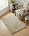 Cozy Comfort Shag Collection Area Rug - Haven (Khaki) Rectangle Khaki  lifestyle 23