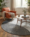 Copenhagen Edge Collection Area Rug -  Amager Round Multi  lifestyle 58