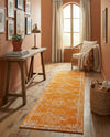 Dover Terrace Collection Area Rug -  Lagoon (Orange) Runner Orange  lifestyle 66