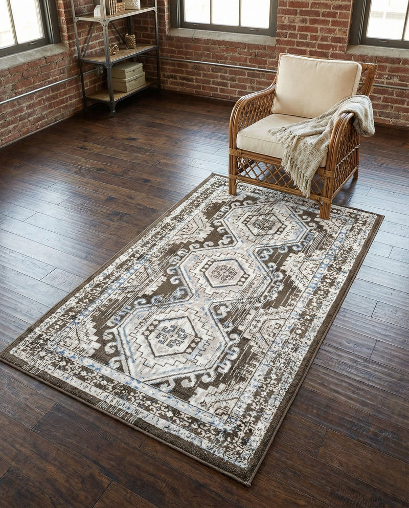 Savannah Elegance Collection Area Rug -  Tybee (Gray) Rectangle Gray  lifestyle 18
