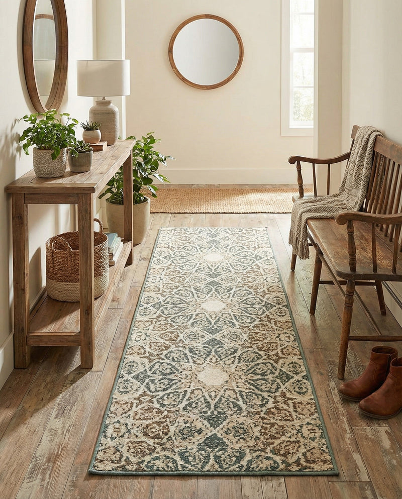 Gobi Sands Collection Area Rug -  UlanBuh Runner Multi  lifestyle 28