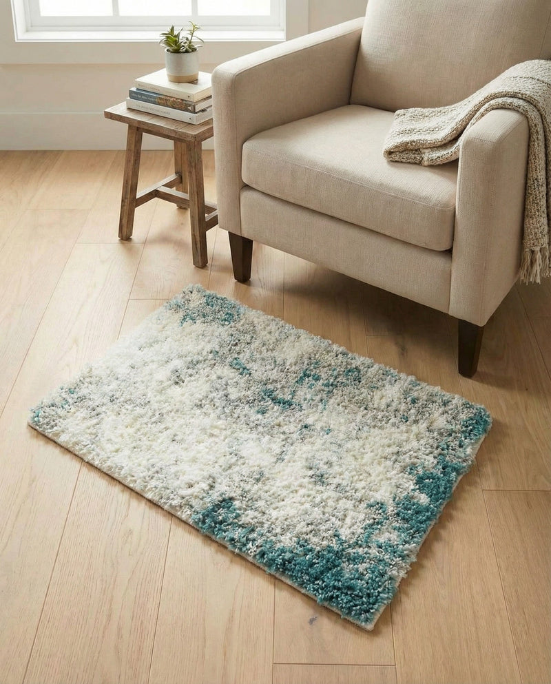 Cozy Haven Shag Collection Area Rug -  Tranquility (Sage Green) Rectangle Sage Green  lifestyle 8